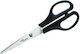 Scissors with Metallic Blade Black