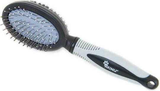 Akinu Brush Medium Dogs Double Sided for Coat Cleaning