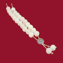 Worry Beads From White Onyx