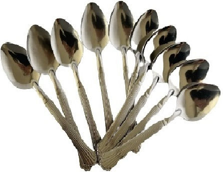 HOMie Linguri Metalice Argintii 20cm 12351 12 Bucăți