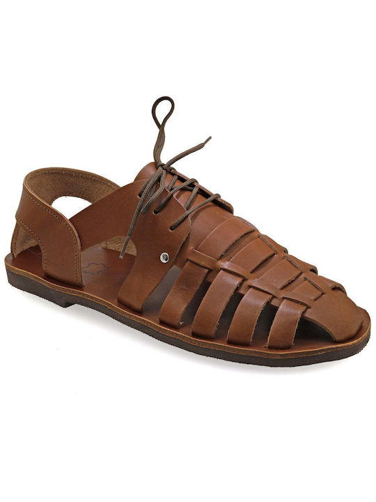 Βάκχος Men's Sandals Brown