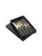 Etoile Set de Tacâmuri Negre 5buc