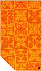 Slowtide Strandtuch Baumwolle Orange