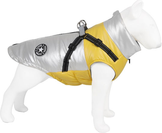 Animal Yellow Waterproof Dog Coat with 30cm Back Length