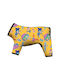 WauDog Yellow Waterproof Dog Coat with 38cm Back Length