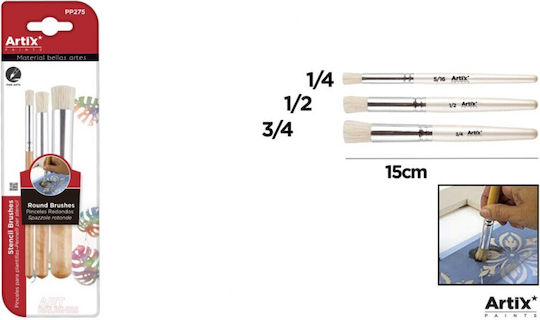 Artix Комплект четки за живопис 3бр