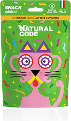 Natural Code Snack Treats with Calf / Beef for Adult Cats 60gr