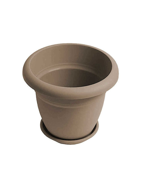 Micplast No 81 Flower Pot 27x22cm Mocha 81-Mocha