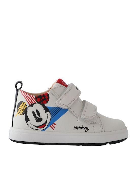Geox Sneaker High Ανατομικά Λευκά