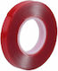 Selbstklebend Doppelseitiges Klebeband Rot 2mmx2m 1Stück