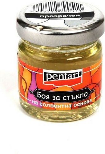 Pentart Течна боя за ръчна изработка Прозрачен за Порцелан и Стъкло 30мл