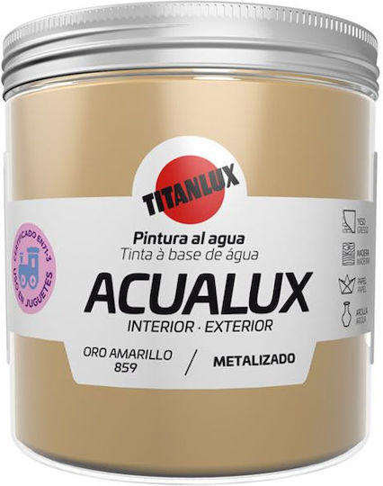 Titan Υγρό Χρώμα Χειροτεχνίας Χρυσό 250ml