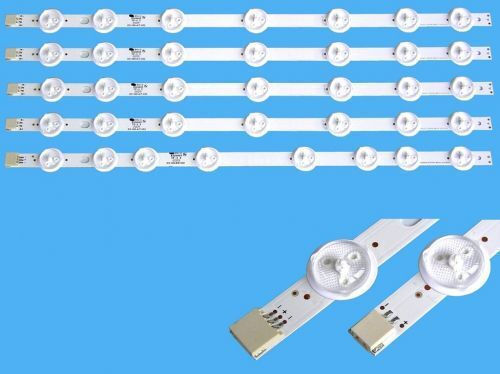 Vestel LED Осветление за Заден План 39.5 DLED_A & B_TYPE_REV03 КОМПЛЕКТ 5PCS LED BAR