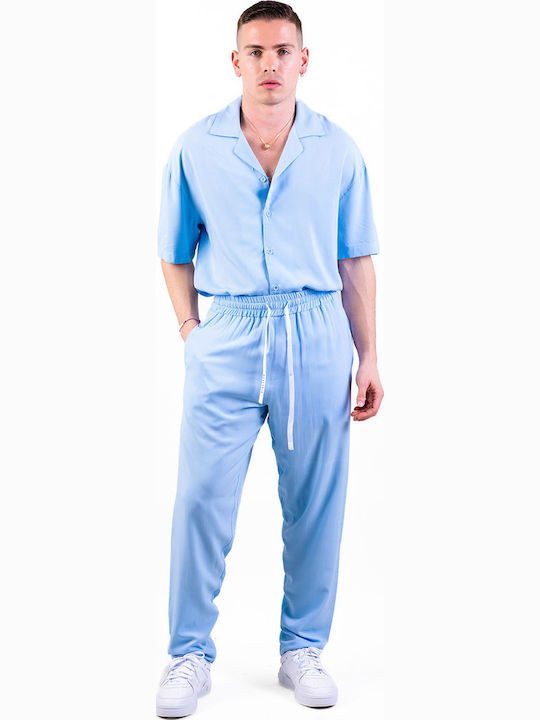 Kurzärmlig Hemd Hellblau