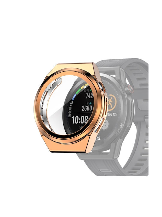 Θήκη Σιλικόνης σε Ροζ Χρυσό χρώμα για το Huawei Watch GT Runner Θήκη Σιλικόνης σε Ροζ Χρυσό χρώμα για το Huawei Watch GT Runner