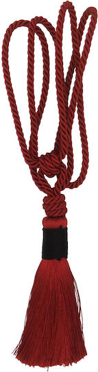 Tie-Back Snur din Țesătură Roșu 1buc