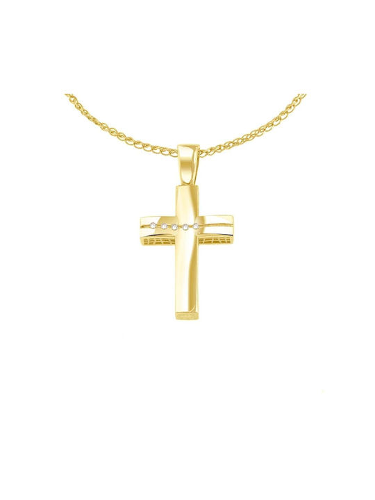 Eforo Femeiesc Aur Cruce 14K