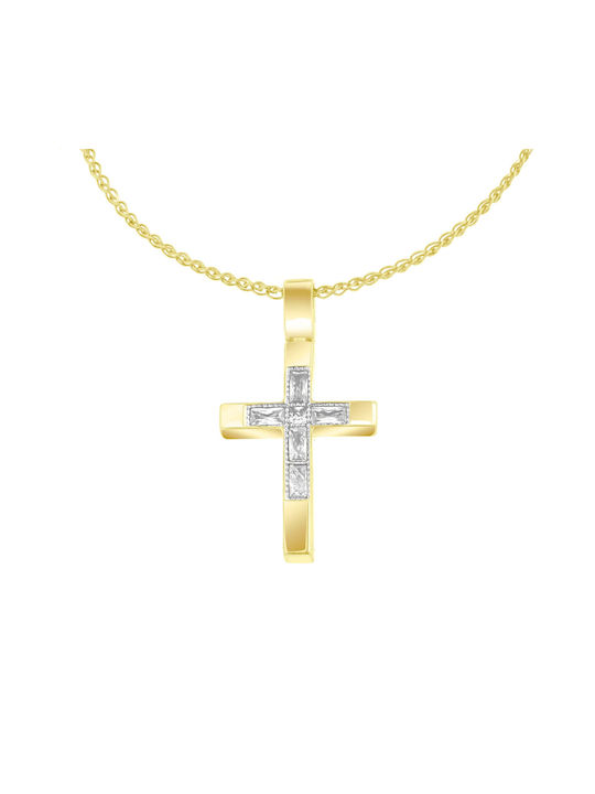 Eforo Femeiesc Aur Cruce 14K