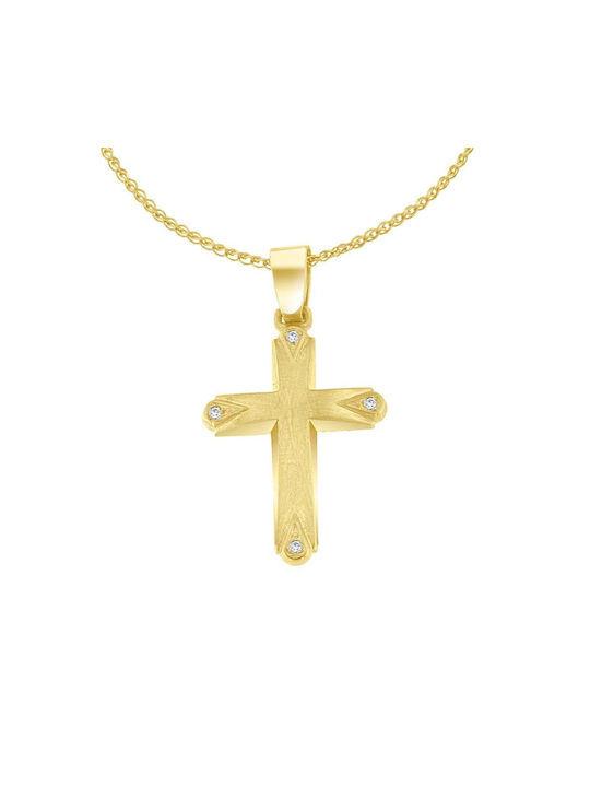 Eforo Χρυσός Σταυρός 14K