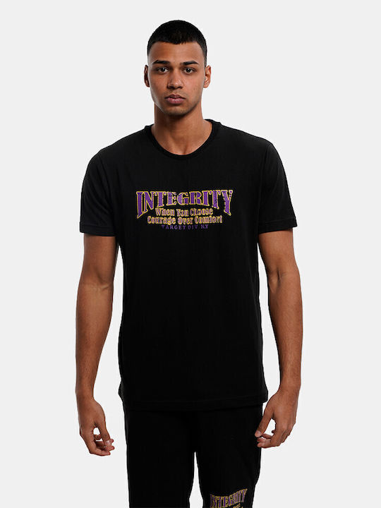 Target T-Shirt Schwarz