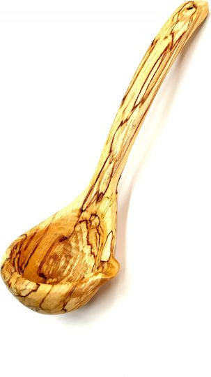 Wooden Art Tiefe Servierlöffel Suppe Hölzernes