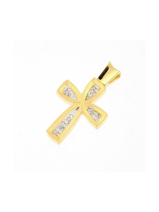 Ios Women's Gold Cross 14K