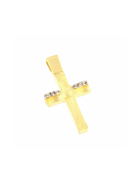 Ios Women's Gold Cross 14K