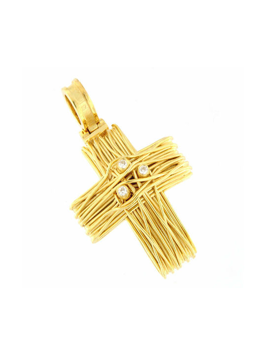 Ios Women's Gold Cross 14K