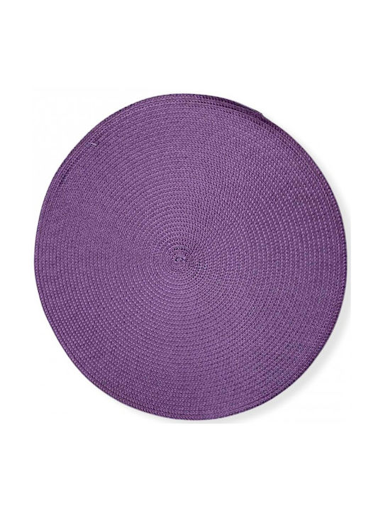 Placemats Rotund Wicker Violet 1buc