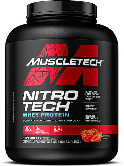 Performance Series Nitrotech Protein Whey with Creatine & Flavor Strawberry 1.8kg