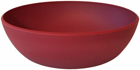 Salatschüssel Kunststoff Rot 29x25x9cm 1Stück