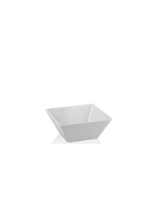 Atlas Melamin Salatschüssel Melamin Weiß 30x30cm 1Stück