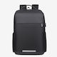 Playbags Collection Αδιάβροχη Τσάντα Πλάτης για Laptop 15.6" με Θύρα USB σε Μαύρο χρώμα