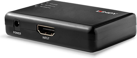 Lindy HDMI 2 Port HDMI 10.2G HDMI Splitter 38357