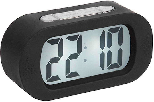 Karlsson Tabletop Digital Clock with Alarm Black KA5753BK