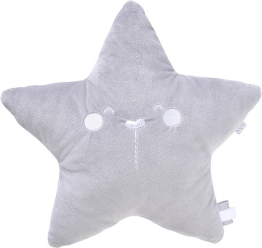 Saro Crib Decorative Pillow Gray 34x34cm