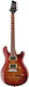 Harley Benton CST-24 Chitară Electrică Stratocaster cu HH Configurație Doze Paradise Amber Flame cu Husă