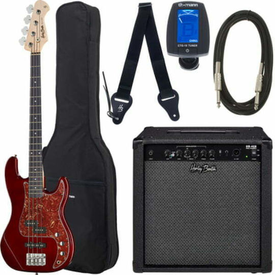Harley Benton Electric Bass PJ-4 HTR Deluxe Series Set 2 PJ-4 HTR Deluxe Series Set 2