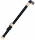 Aulos Bass Wooden Recorder Baroque Black