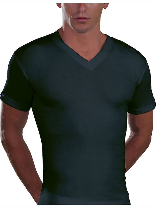 Men's Undershirt Short-sleeved in Gray Color