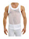 Men's Sleeveless Undershirt White