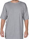 Men's Undershirt Short-sleeved in Gray Color
