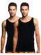 Herren Unterhemden in Schwarz Farbe 2Packung