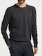 Rook Herren Langarm-Pullover Gray