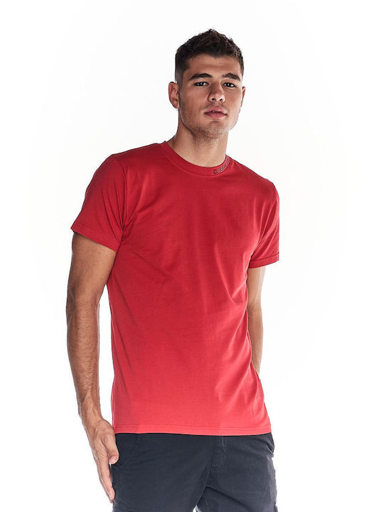 Leone 1947 Herren T-Shirt Kurzarm Rot