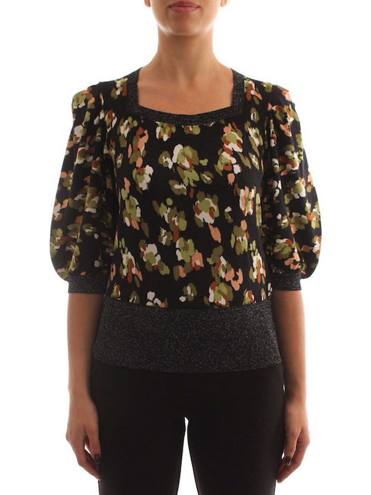 Women's Sweater with 3/4 Sleeve Multicolour