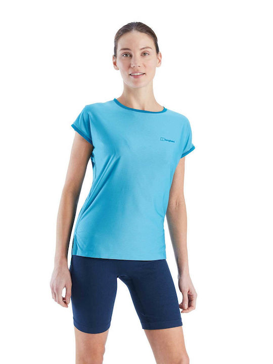 Berghaus Women's Summer Blouse Short Sleeve Blue