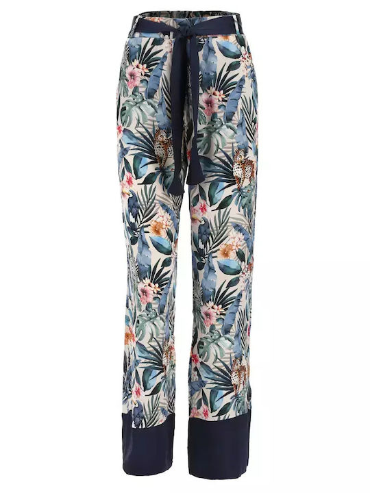 Freddy Women's Fabric Trousers Floral
