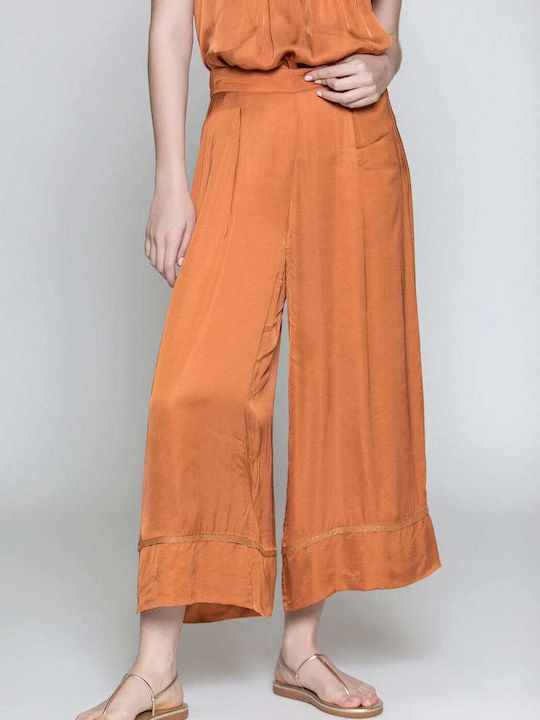 Pantaloni Dama Largi Maro High Rise