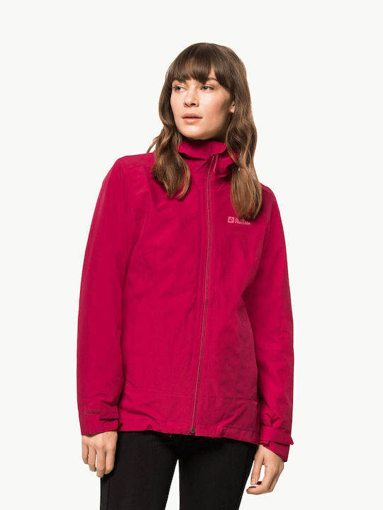 Jack Wolfskin MOONRISE Κοντό Γυναικείο Puffer Μ...